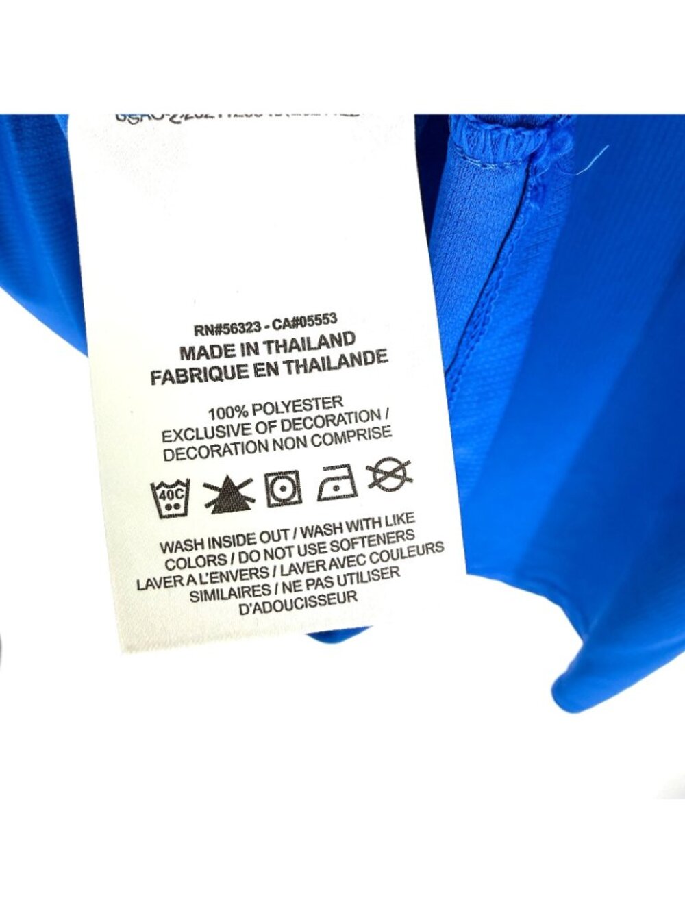 Nike LA Rams‎ X 2024 VIP Tailgate with Kali Hart Blue Golf Polo Mens XL (NWT) - Picture 8 of 8